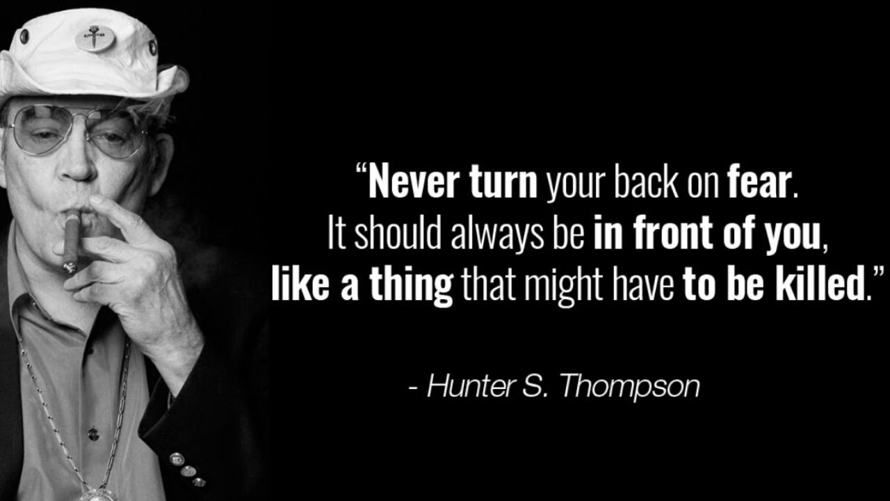10 Fascinating Quotes by Hunter S. Thompson 🖋️