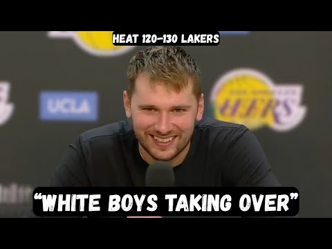 Luka Doncic PRAISES LaRavia and Reaves after combining for 80 pts - PostGame Interview vs Miami Heat