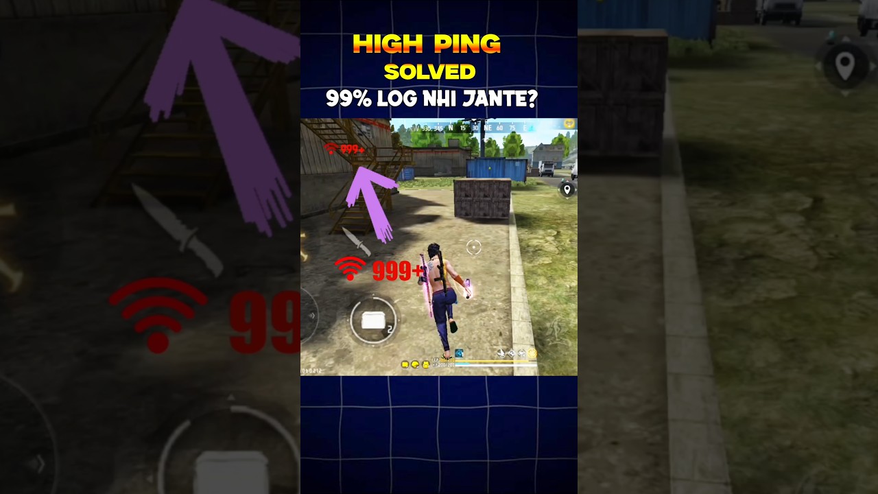 How To Solve 999+ Network issue in Free Fire Max #shorts