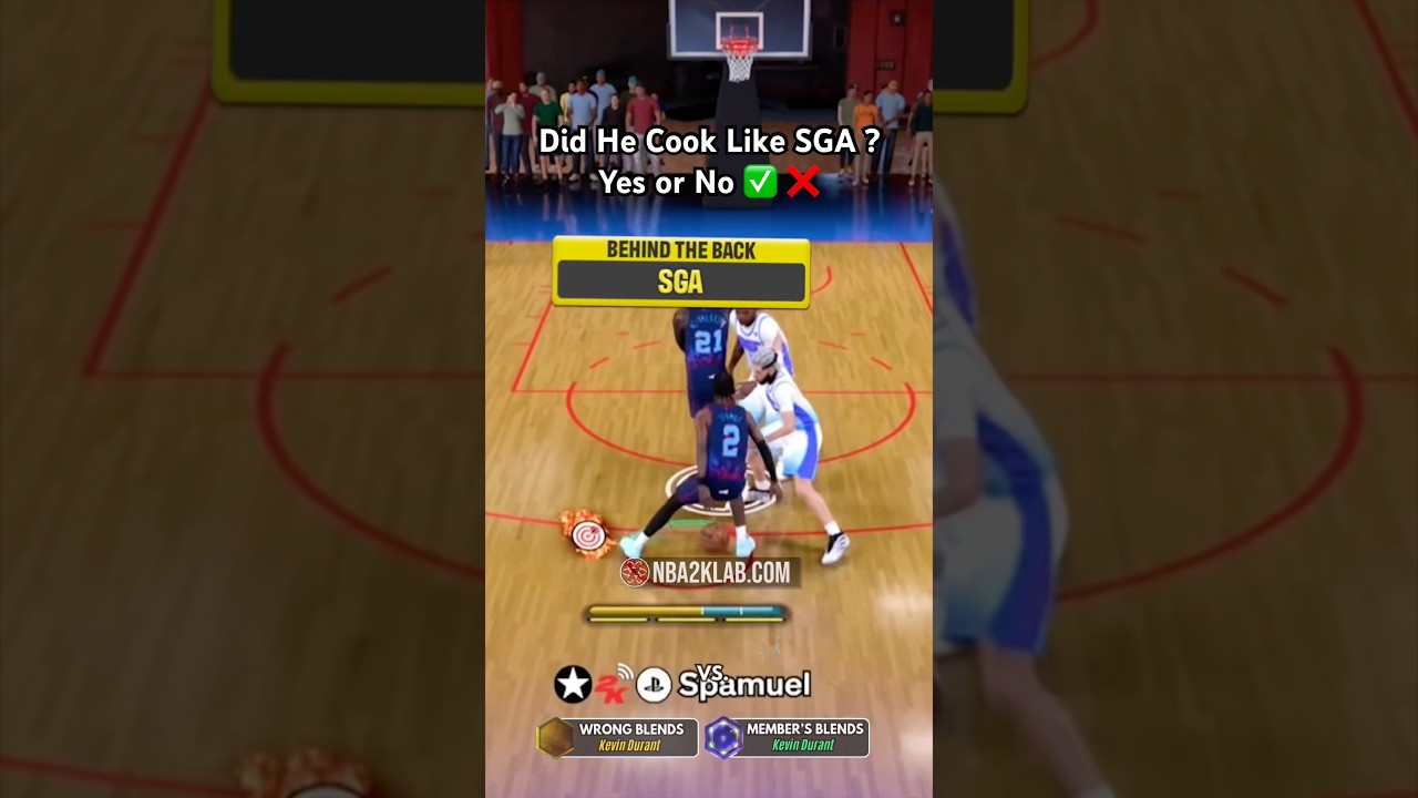 NBA 2K26 Best Dribble Moves Cook Like SGA