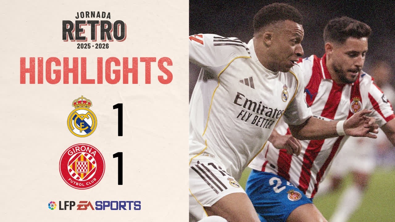 Real Madrid y Girona empatan 1-1 en La Liga ⚽
