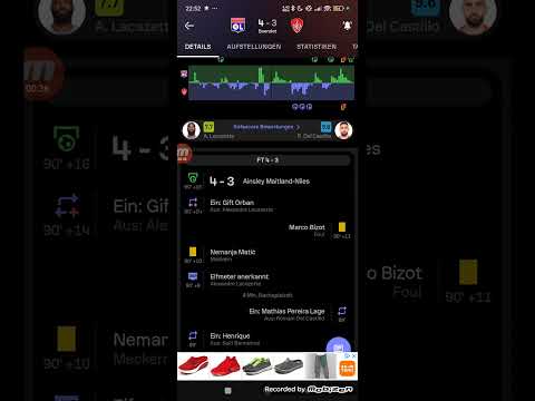 Ligue 1 Lyon gegen Stade Brest 4:3