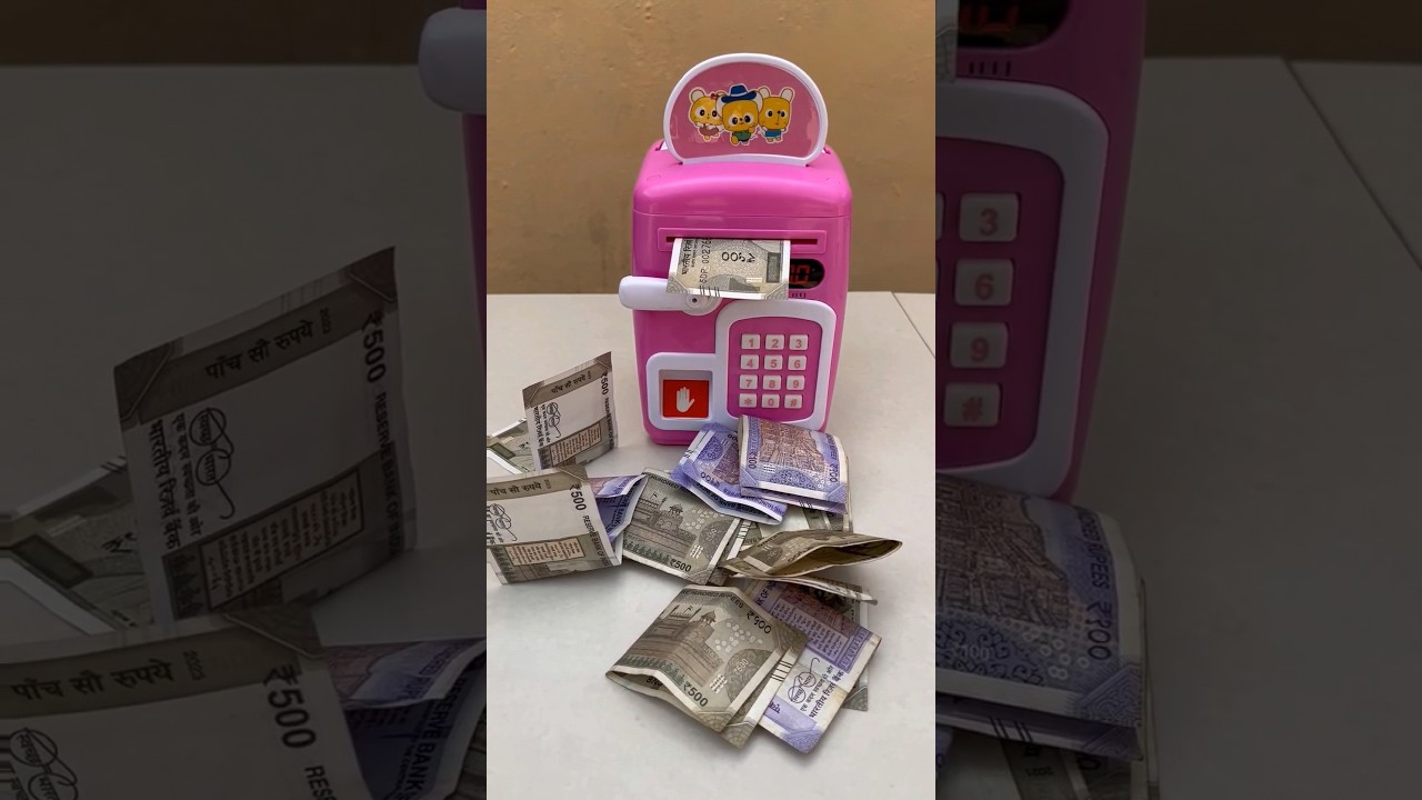 Mini ATM Pigi Bank Unboxing & Test 🏦