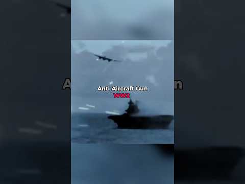 Anti Aircraft Gun Now vs Then WW2