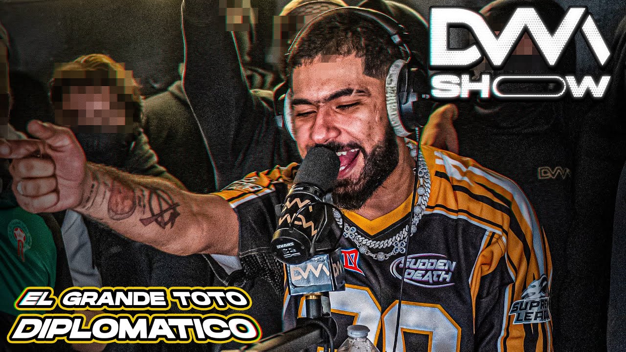ElGrandeToto Performs 'DIPLOMATICO' on DVM Show 🎤