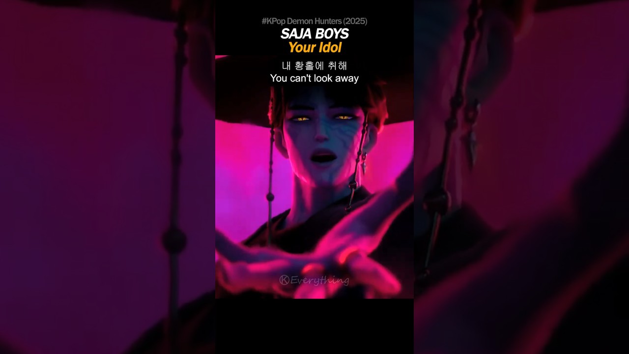 SAJA BOYS - Your Idol (Lyrics) | KPop Demon Hunters 2025