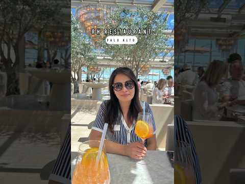 RH Rooftop Restaurant Palo Alto #restorationhardware #rhrrestaurant #bayareafoodie