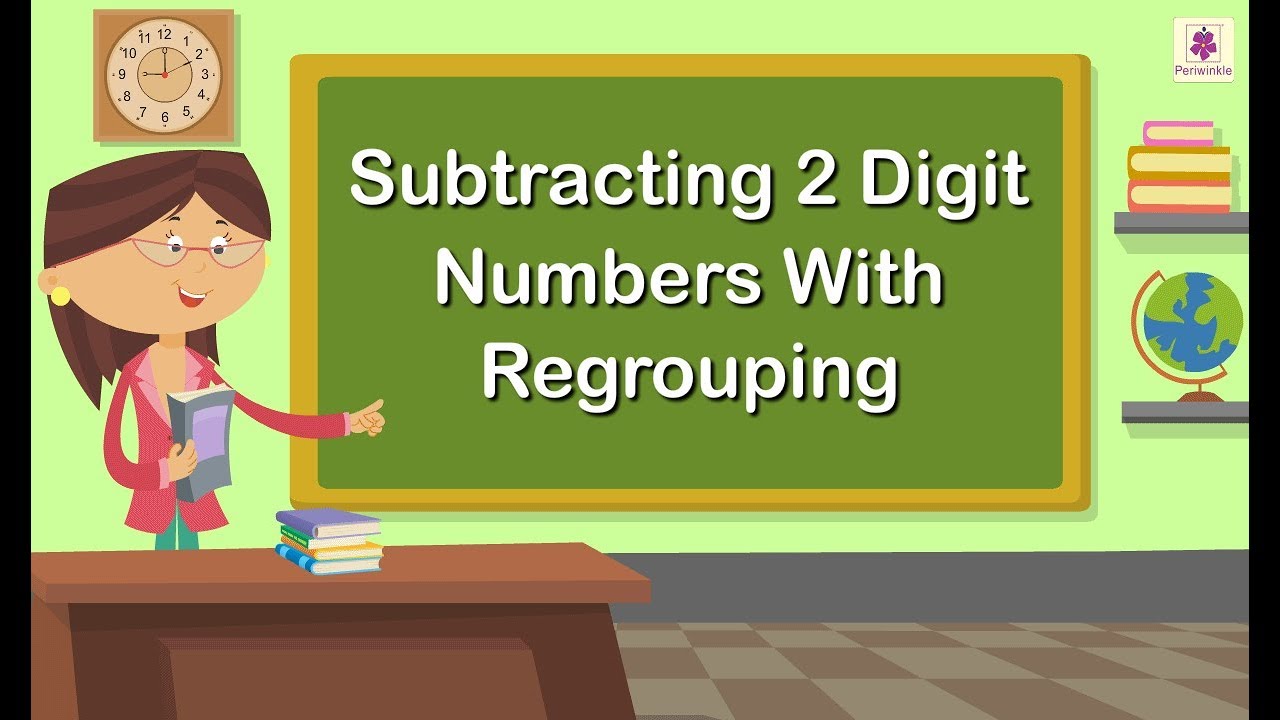 Subtract 2-Digit Numbers with Regrouping | Grade 1 ✏️