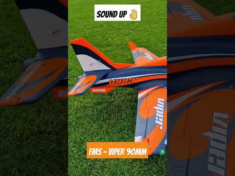 Fms Viper 90mm sounding LIT #fms #aviation #airshow #rcaircraft #viper #aircraft  #fighterjet