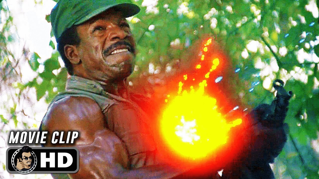 Predator Hunts Down All Soldiers Scene | PREDATOR (1987) Movie CLIP HD
