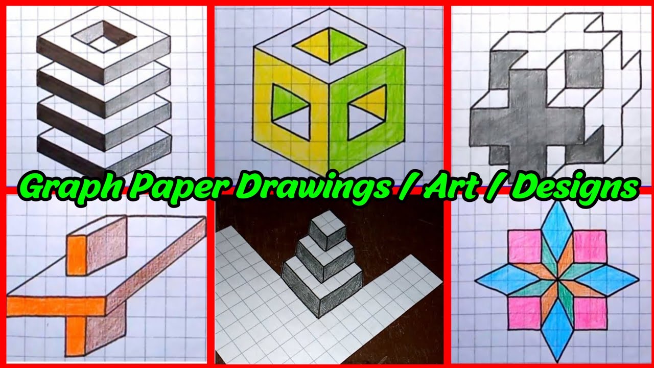 Graph Paper Art & Illusions for Beginners 🎨