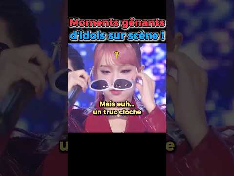 Moments gĂȘnants dâidols sur scĂšne !