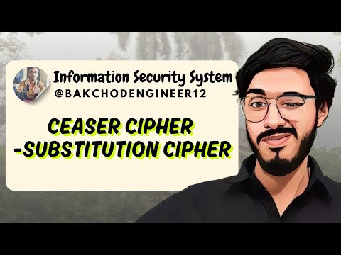 Caesar Cipher in Cryptography | Substitution Techniques | Information Security System #rtu