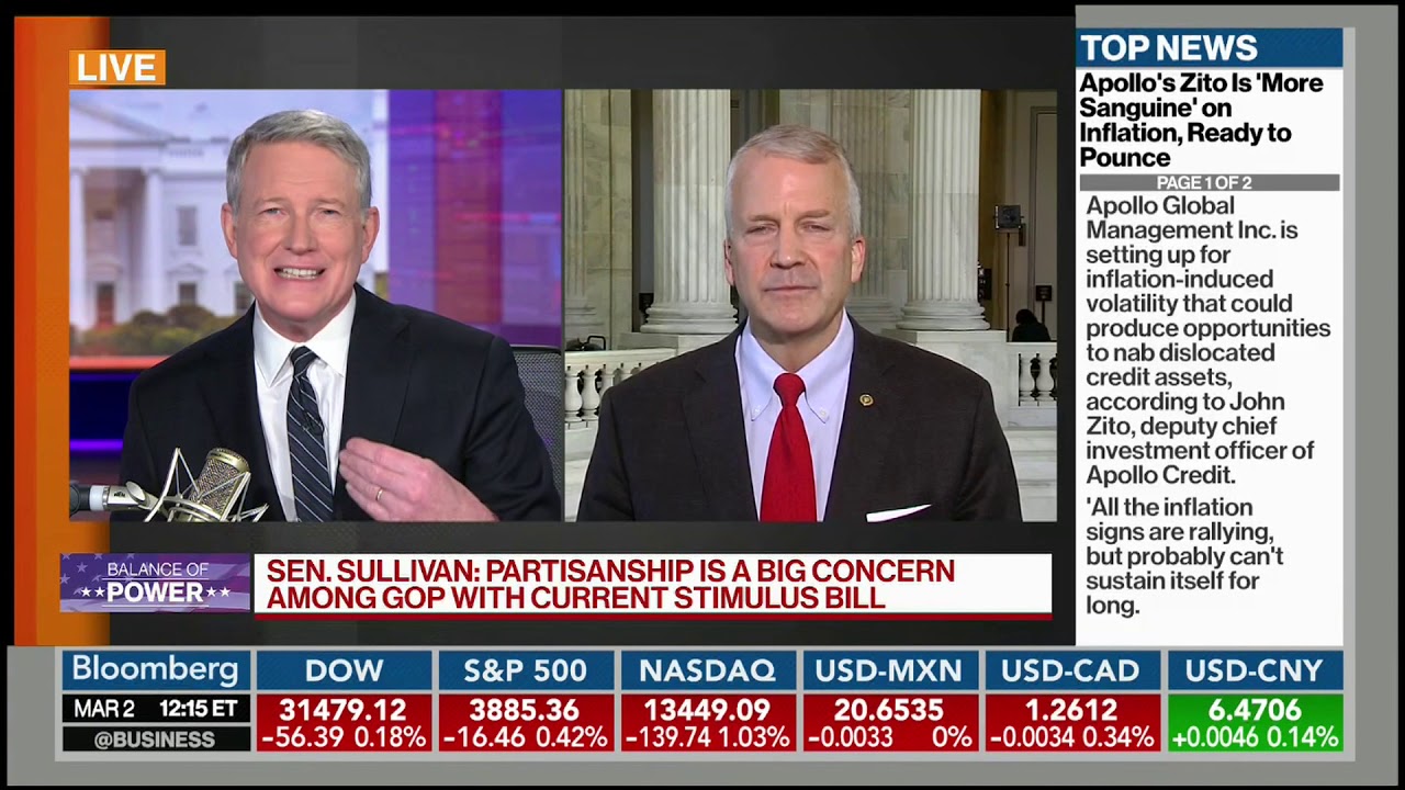 Sen. Dan Sullivan on Bloomberg's 'Balance of Power' 🎥