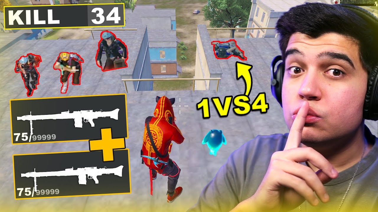 Çift MG3 ile Erangel’de 1vs4 Yargı! 😱 | PUBG Mobile