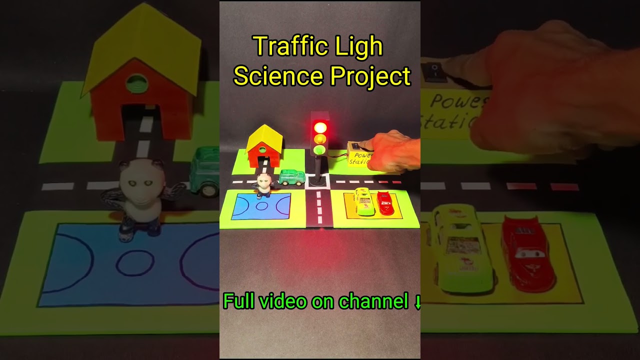 DIY Traffic Signal Model for School Project 🚦