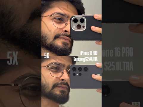 No Controversy 😂 Camera comparison between iphone 16 pro and Samsung S25 Ultra #iphonevssamsung