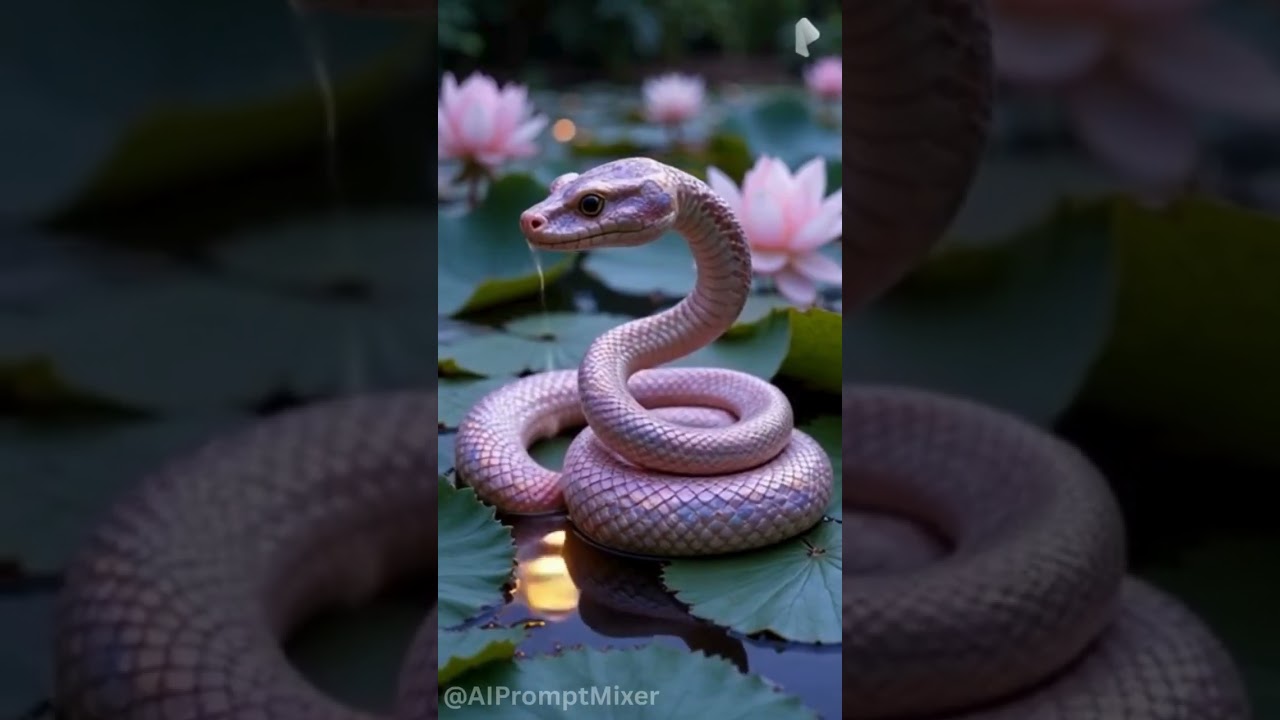 Discover The Lotus Serpent: Surreal AI Art & Dreamlike Animations 🌸