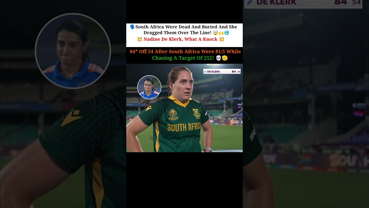 Nadine De Klerk's Stellar Performance Shines in SA vs India Test! 💥