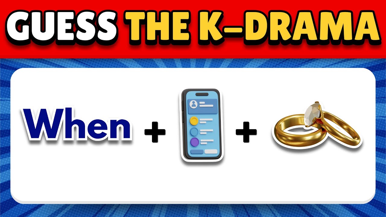 Can You Guess the K-Drama from Emojis? 🎬 #2
