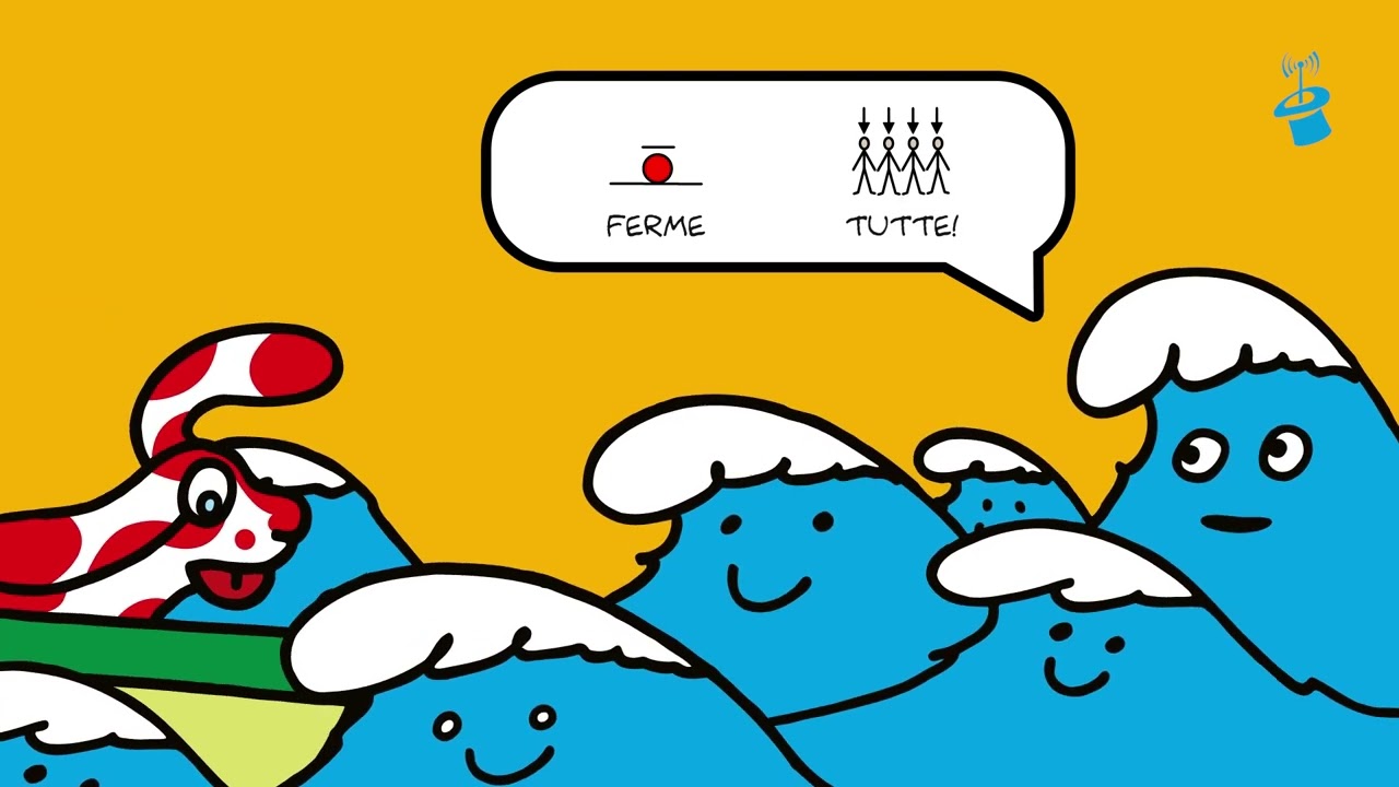 Pimpa e il vento sulla barca ⛵