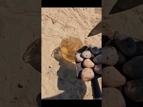 Hot Rock Water Boil #preparedness #survival #prepper #prepping #shtf #emergencypreparedness