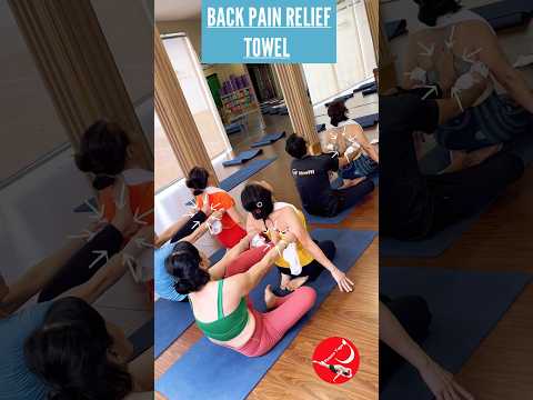 Back Pain Relief With Towel | Spine Relax With Towel | Back Pain Pawan Yoga | Pain Relief With Towel