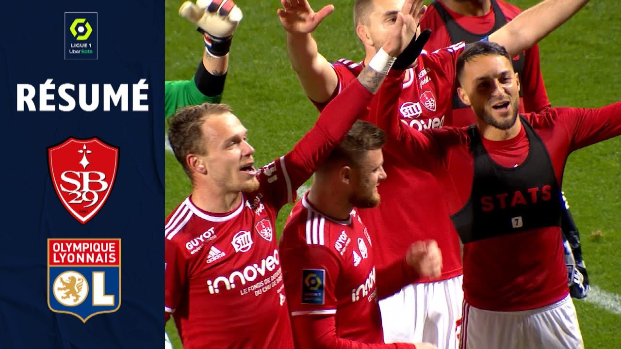 Résumé du Match Stade Brestois 29 vs Olympique Lyonnais (2-1) ⚽