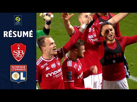 STADE BRESTOIS 29 - OLYMPIQUE LYONNAIS (2 - 1) - Résumé - (SB29 - OL) / 2021-2022