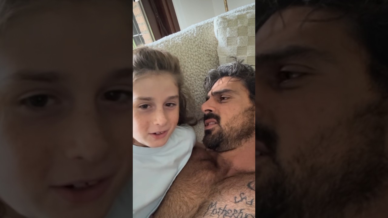 Michele Morrone & Son Brando's Funny Moment 😂