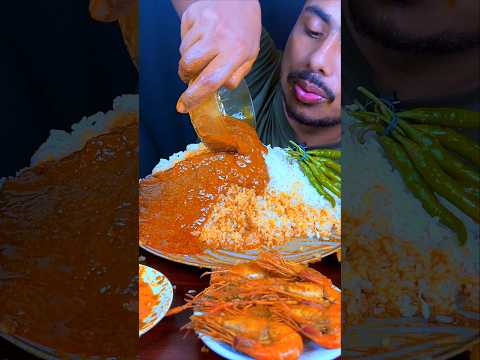 Very Spicy Gravy,Rice,Chilli Eating #mukbang #asmr #shorts #viralshort #viral #short #food #reels