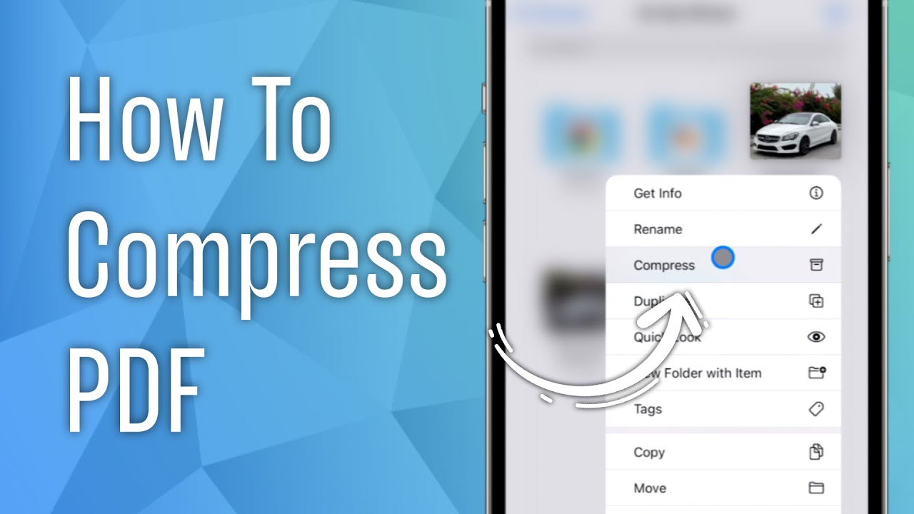How to Compress PDF on iPhone