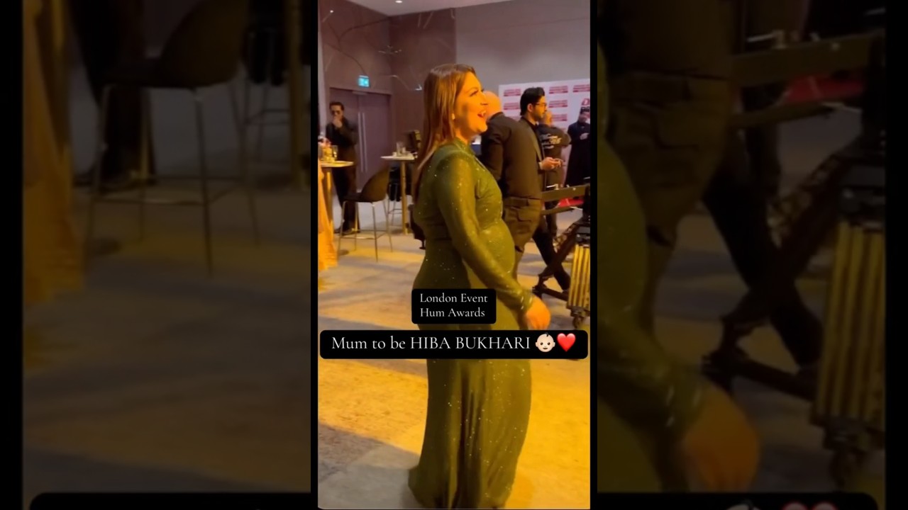 Exciting News! Hiba Bukhari Announces Her Pregnancy 🤰