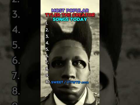 Most Popular Tyler The Creator Songs Today #tylerthecreator #chromakopia #stchroma #noid #rap #top10
