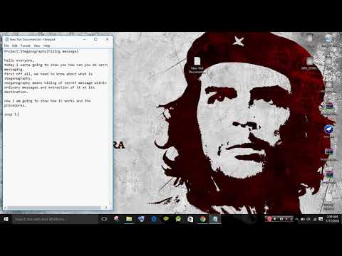 steganography (secret messaging using images)