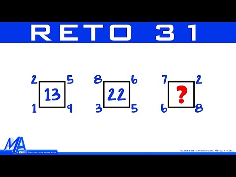 Retos matemáticos para pensar, recordar y aprender | Reto número 31