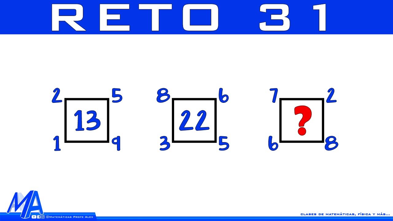 ¡Pon a prueba tu mente! Reto matemático número 31 🧠