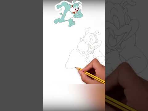 Draw Spike Bulldog from Tom and Jerry