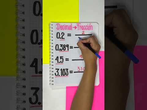 DECIMAL A FRACCIÓN 🧠