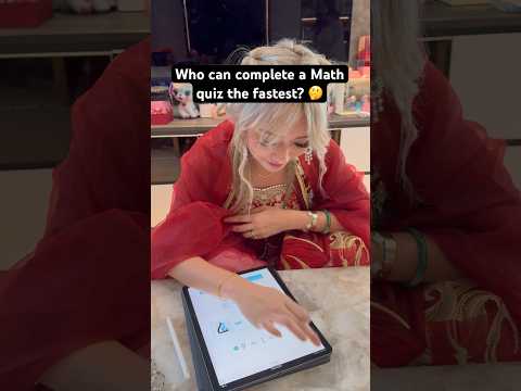 Who can finish a Math quiz the fastest? 🤔