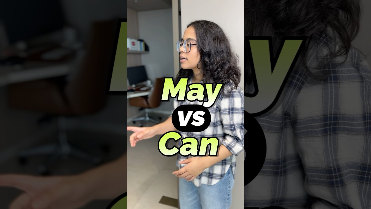Can vs May: Polite English in 60 Seconds ✨