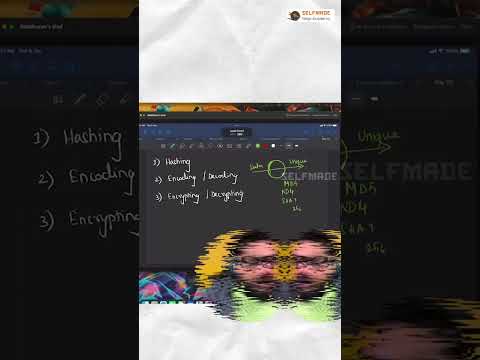 Know about Encryption and hashing #encryption #hashing #cybersecurity #encoding #decoding #sna