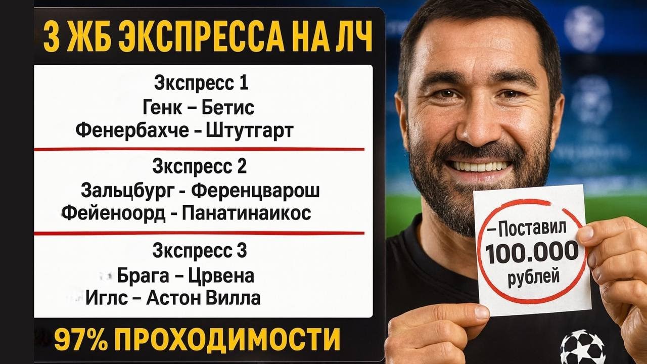 3 Прогнозы на футбол: 3 экспресса из 6 событий и ставки на спорт