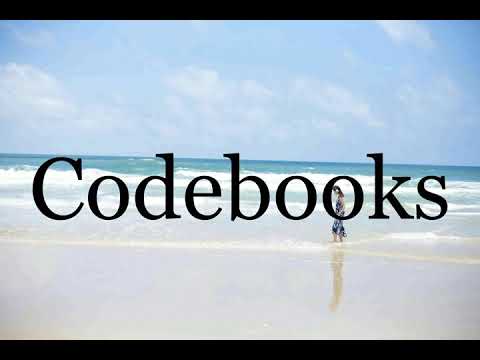 How To Pronounce Codebooks🌈🌈🌈🌈🌈🌈Pronunciation Of Codebooks