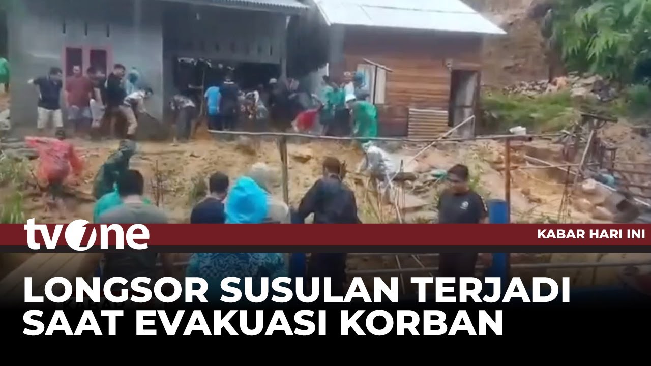 Longsor Susulan Guncang Evakuasi di Sibolga