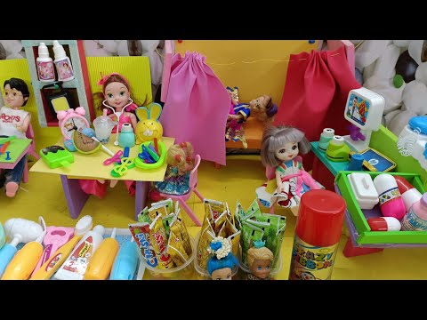 மகிழ்ச்சியான நேரம் பகுதி 728 | vishal shalini playing doctor set | mini green food kavitavinitha