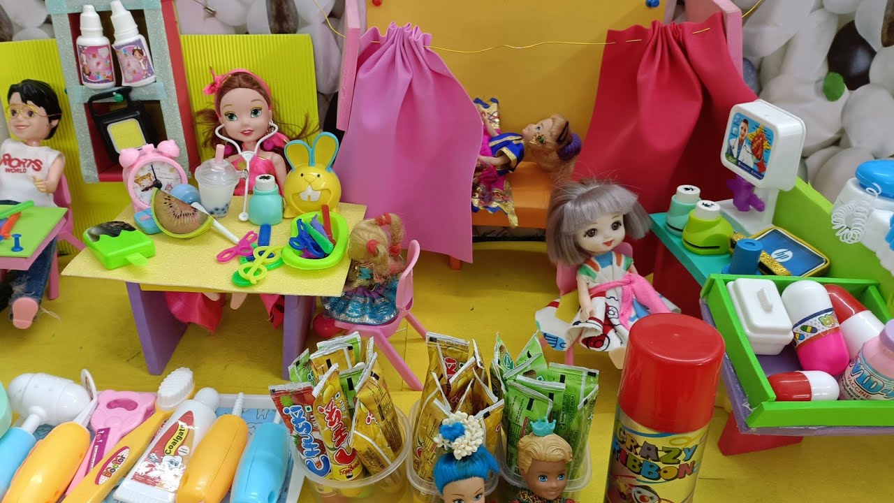 மகிழ்ச்சியான நேரம் பகுதி 728: விஷால் ஷாலினி டாக்டர் செட் மற்றும் சிறிய பச்சை உணவு விளையாட்டு 🩺🍎