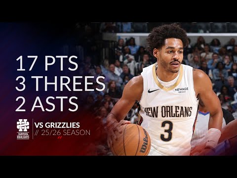 Jordan Poole 17 pts 3 threes 2 asts vs Grizzlies 25/26 season