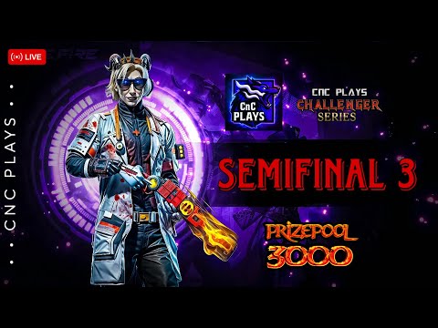 🚨 Free Fire CHALLENGER SERIES Semifinal 3 | Epic Showdown Tonight!