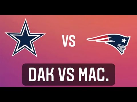 Cowboys vs Patriots Live Play-By-Play 🏈